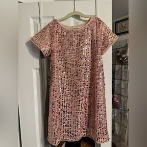 Sweet Soft Pink Sequin Dress size 7/8